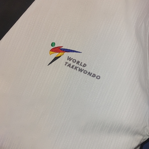 MOOTO Poomsae Dobk Taebek World Taekwondo USWC Uniform Set Women's M 160 - Picture 6 of 14